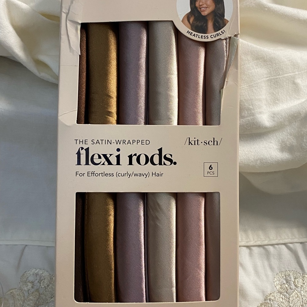 Kitsch Satin-Wrapped Flexi Rods